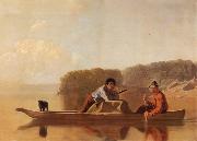 George Caleb Bingham Die Heimkehr der Trapper oil painting on canvas